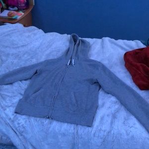mossimo grey zipper jacket